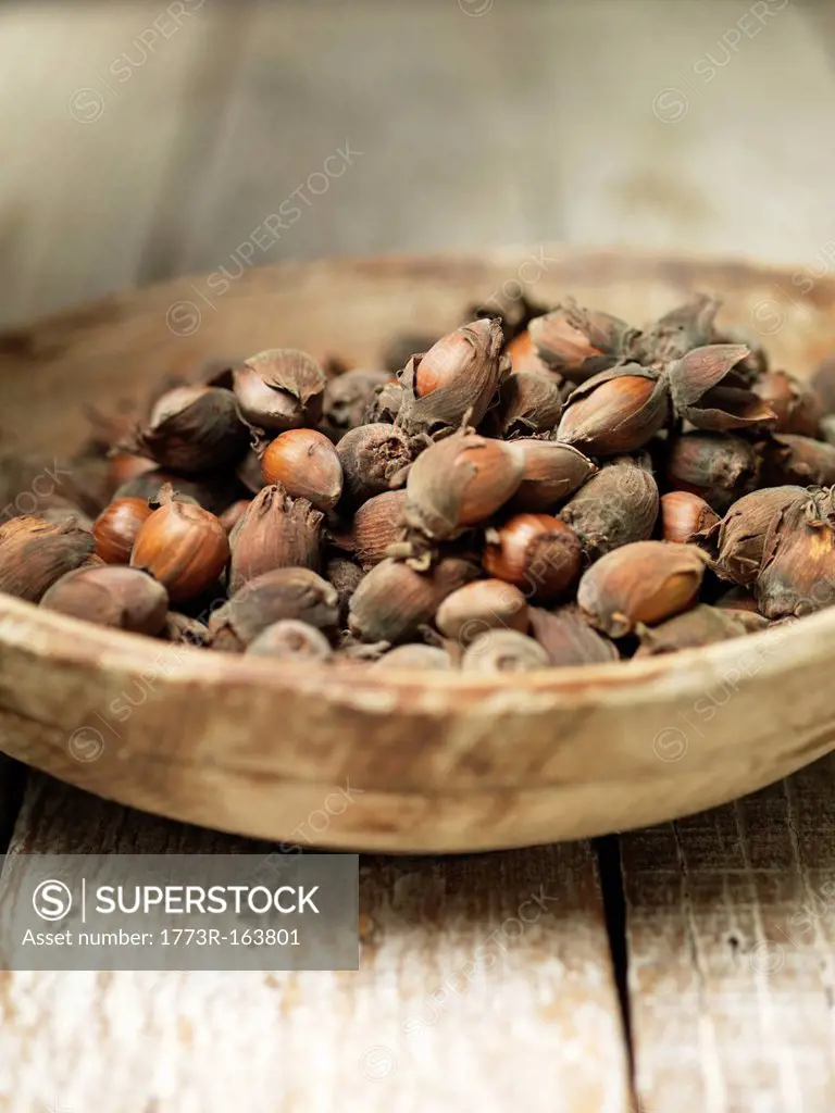Close up of bowl of nuts