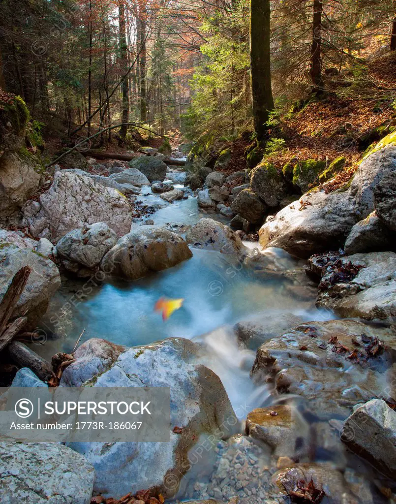 Long exposure of rocky creek