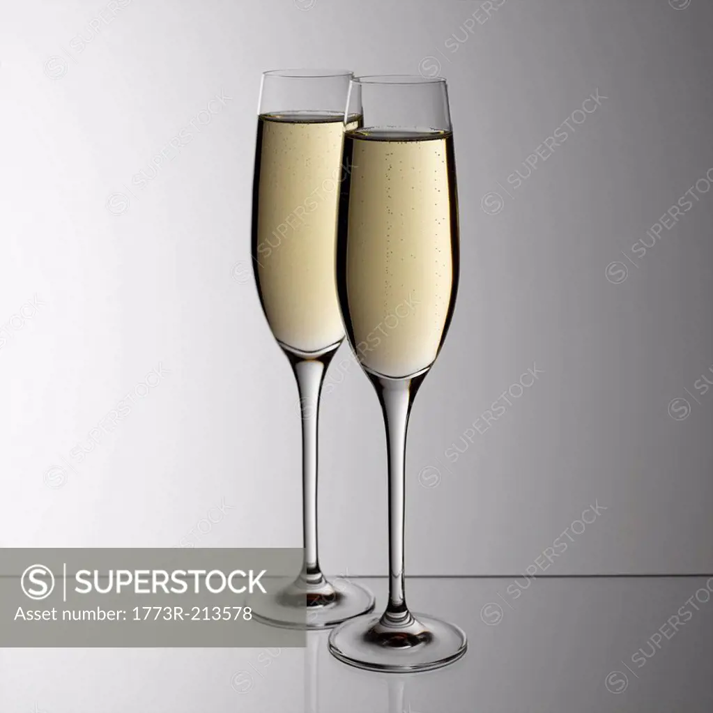 Two glasses of Champagne