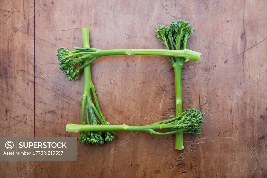 Square of broccoli