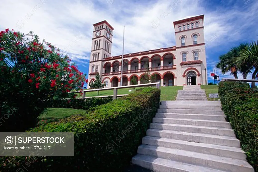 Low angle view of a courthouse, Bermuda Supreme Courthouse, Hamilton, Bermuda