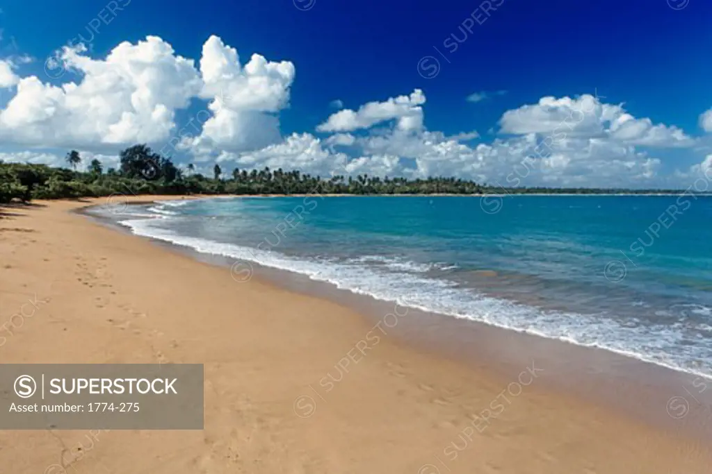 Puerto Rico, Pinones Nature Preserve, view of Vacia Talega beach