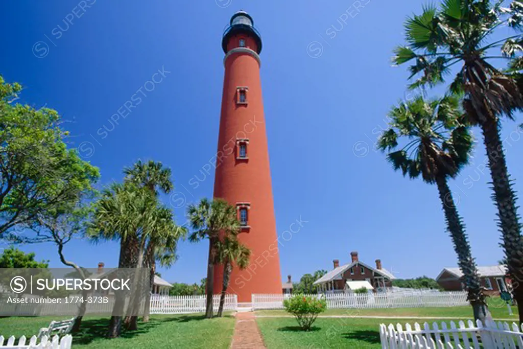 View of the Ponce De Leon Inlet Lighthouse, Florida, USA