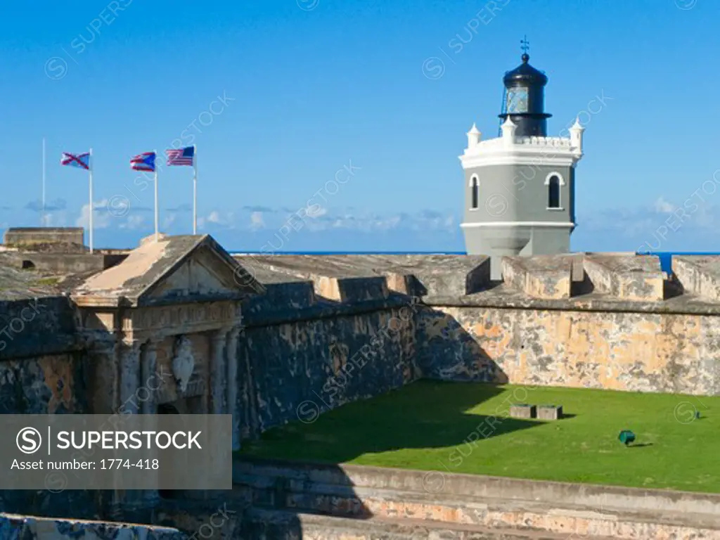 View of a Fort El Morro Entrance, San Juan, Puerto Rico