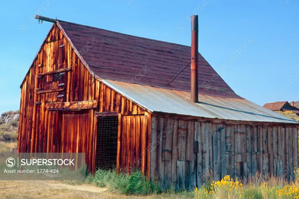 Stuart Kirkwood Livery Stable Building, Bodie State Historic Site, California, USA