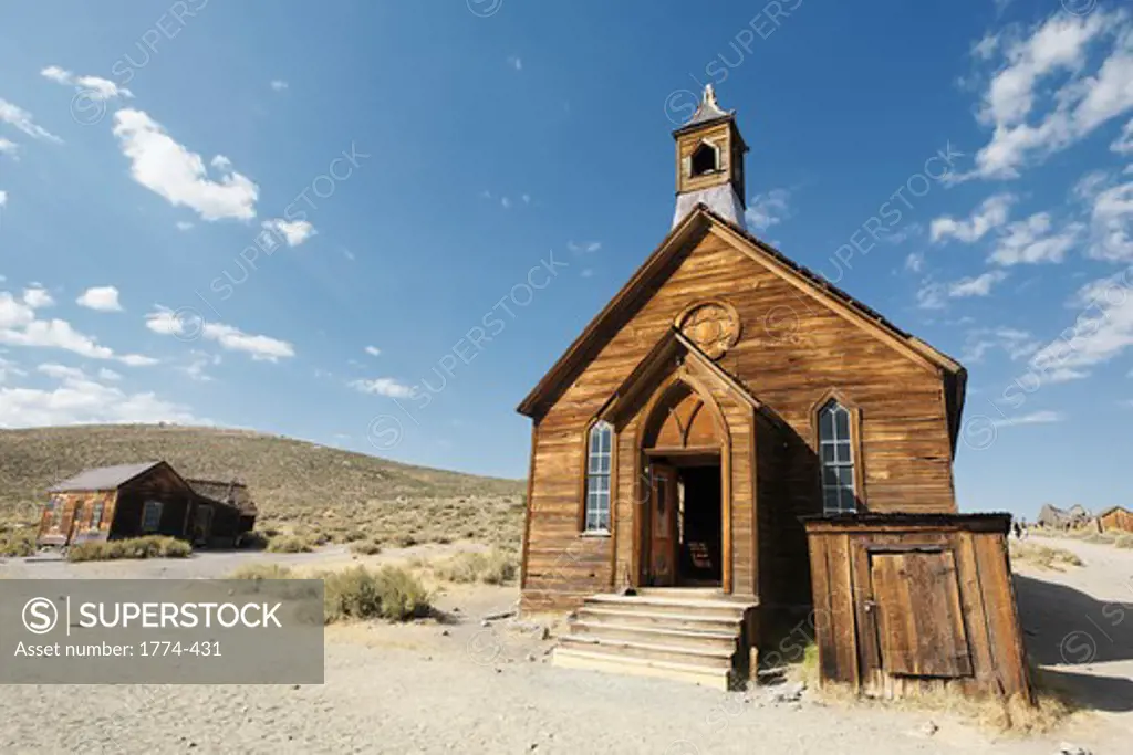 Methodis Church of Bodie, Bodie State Historic Park, California, USA