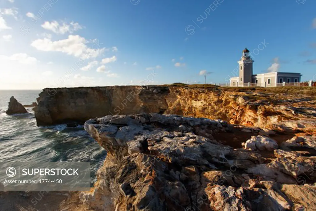 Ligthouse on the Cliffs of Cabo Rojo, Puerto Rico