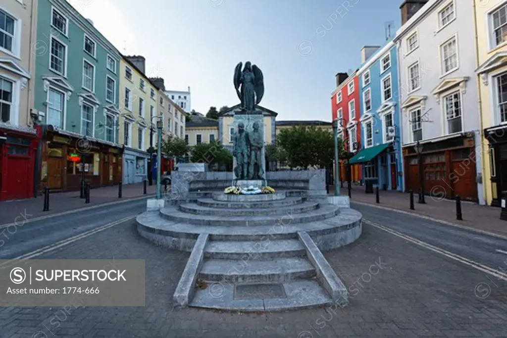 Monument in a town, Lusitania Monument, Cobh, County Cork, Munster, Republic of Ireland