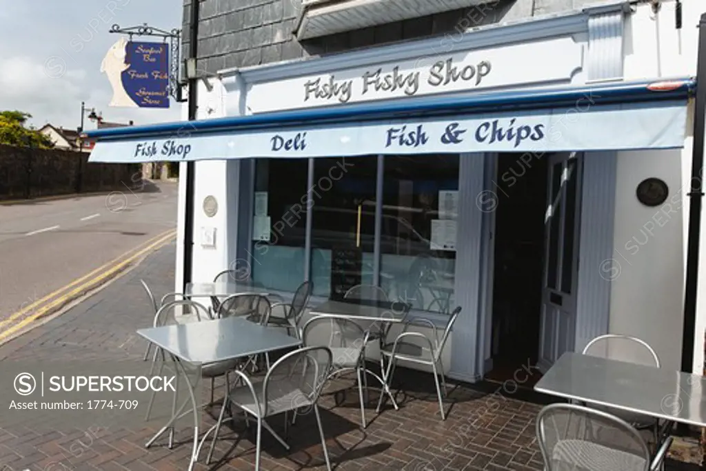 Ireland, County Cork, Kinsale, Fishy Shop Seafood Bistro