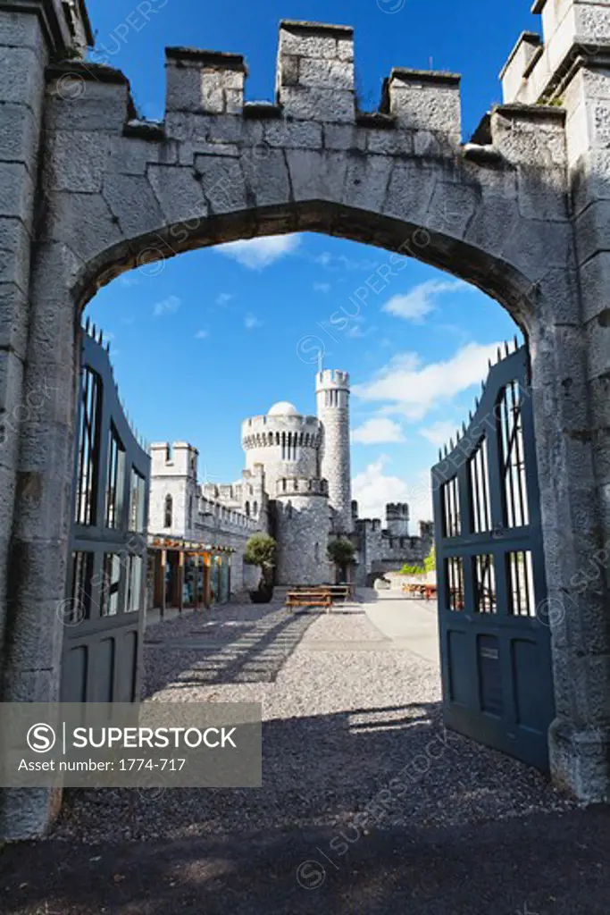 Ireland, Cork, Entrance gate of Blackrock Castle