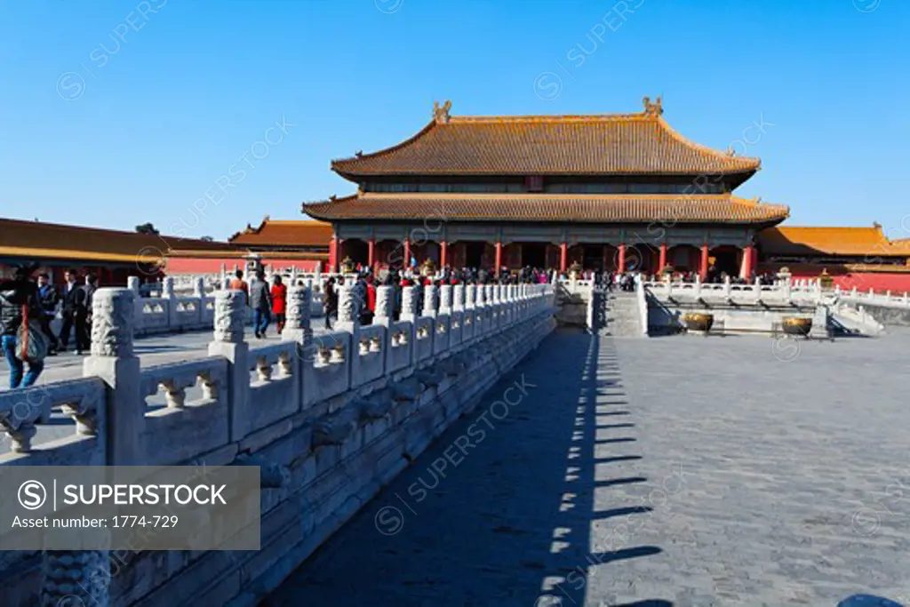 China, Beijing, Forbidden City, Palace of Heavenly Purity,( Qianqing Palace)