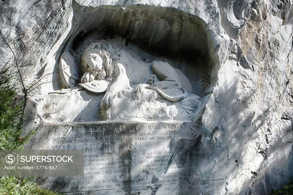 Lion Monument of Lucerne, Switzerland