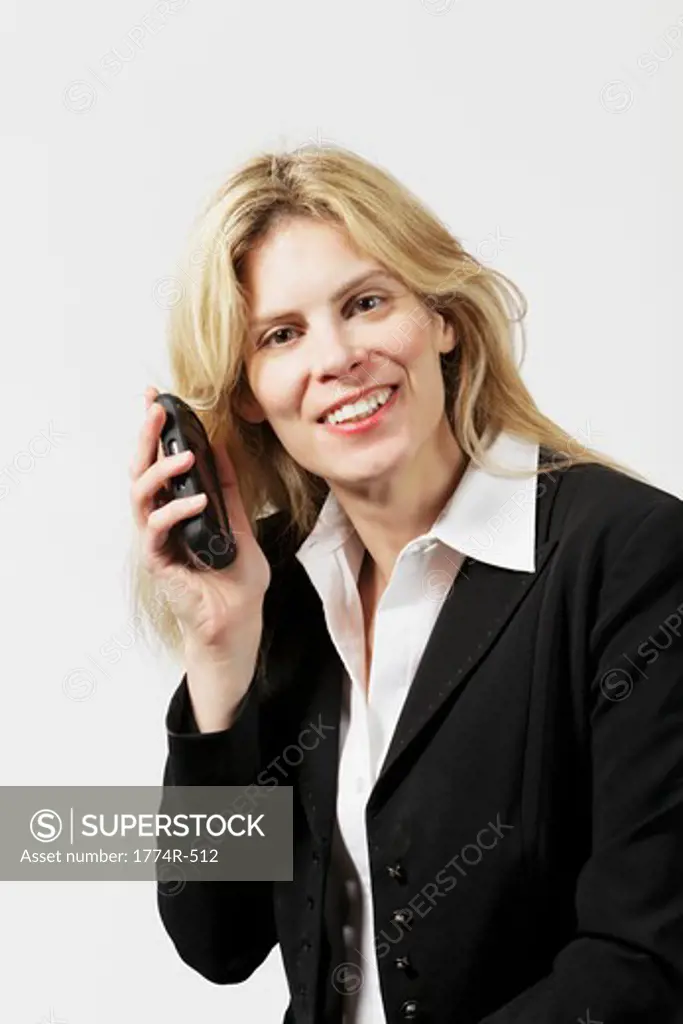 Portrait of a businesswoman talking on a Smartphone