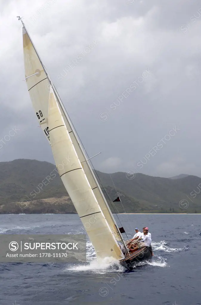 Sailing in heavy winds