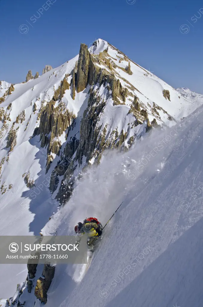person skiing, Argentina