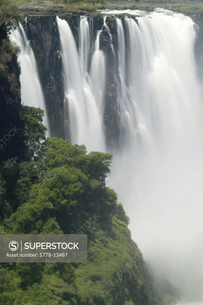 Views of Victoria Falls from Victoria Falls National Park, Zimbabwe