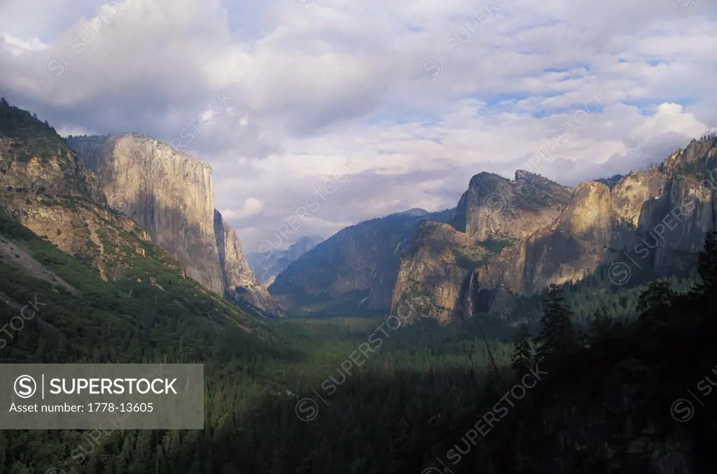 A scenic landscape in Yosemite NP, California