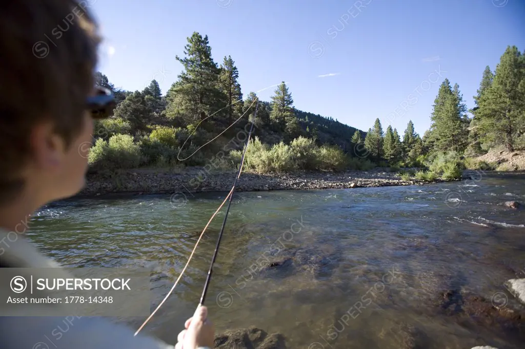 Fishing on the Carson River, South Lake Tahoe, CA