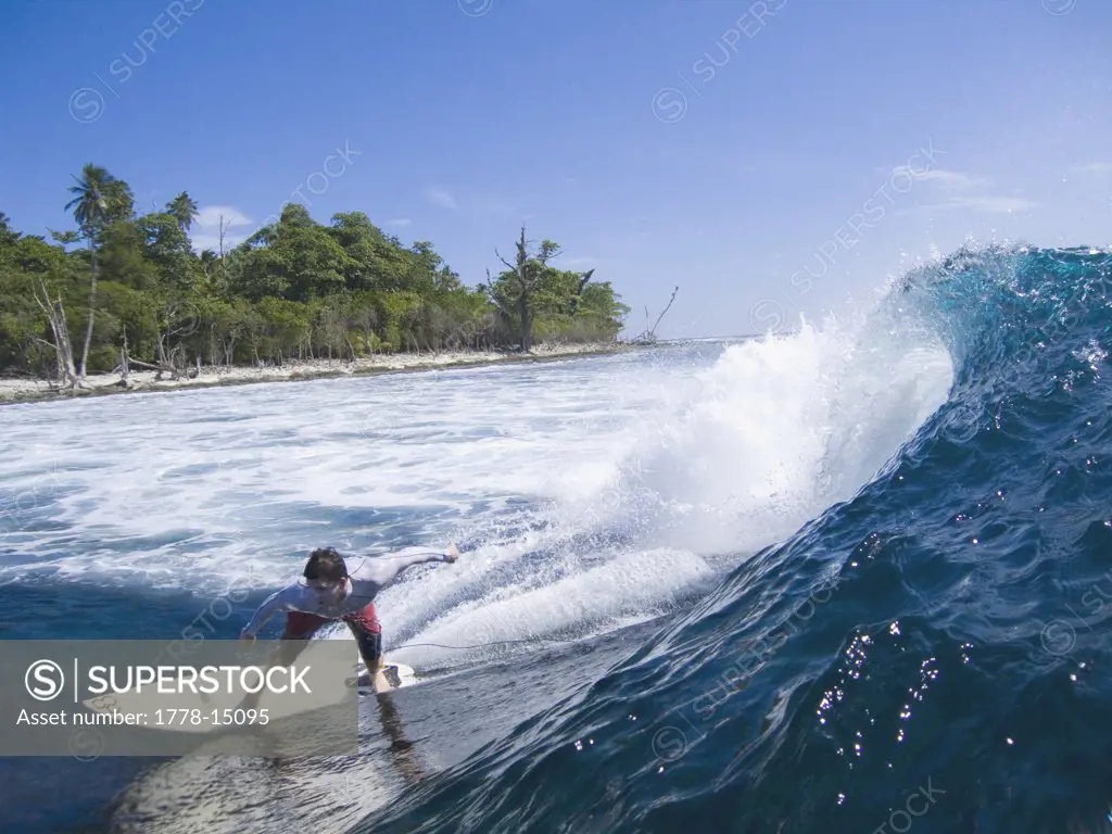 surfing in the Mentawai Islands