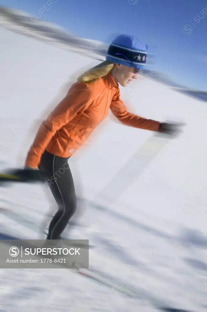 Woman Nordic Skiing