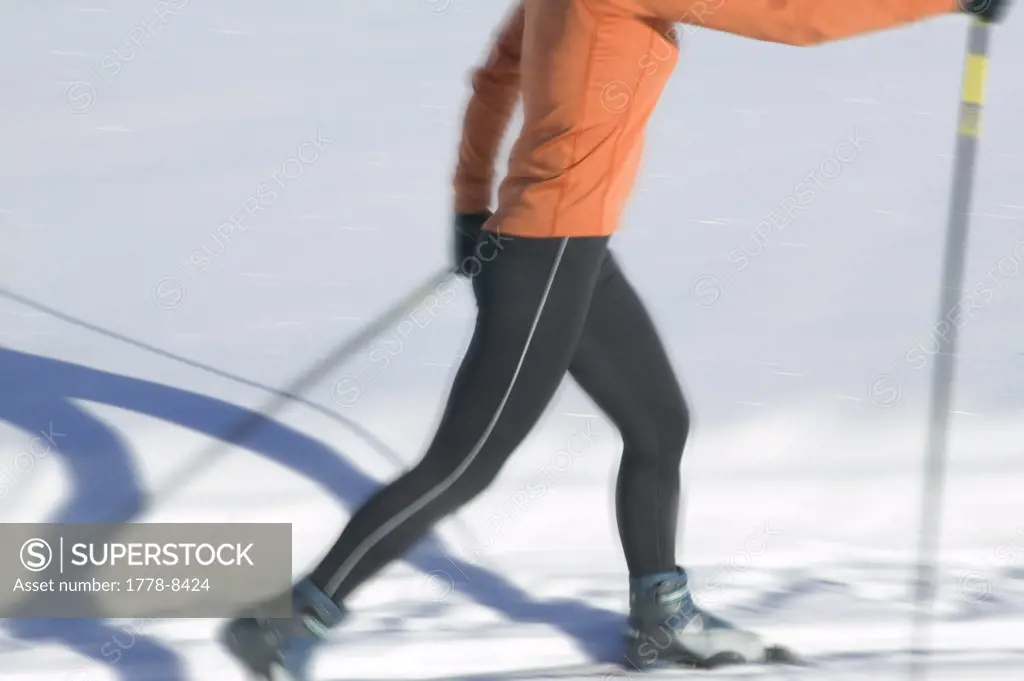 Woman Nordic Skiing