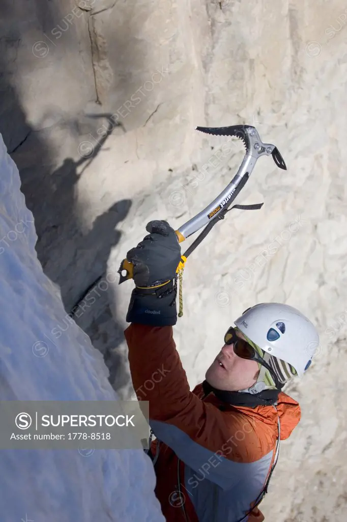 Ice Climbing, Wyoming