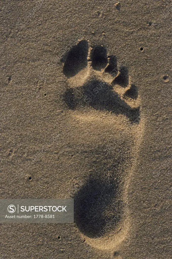 Footprint, Sand