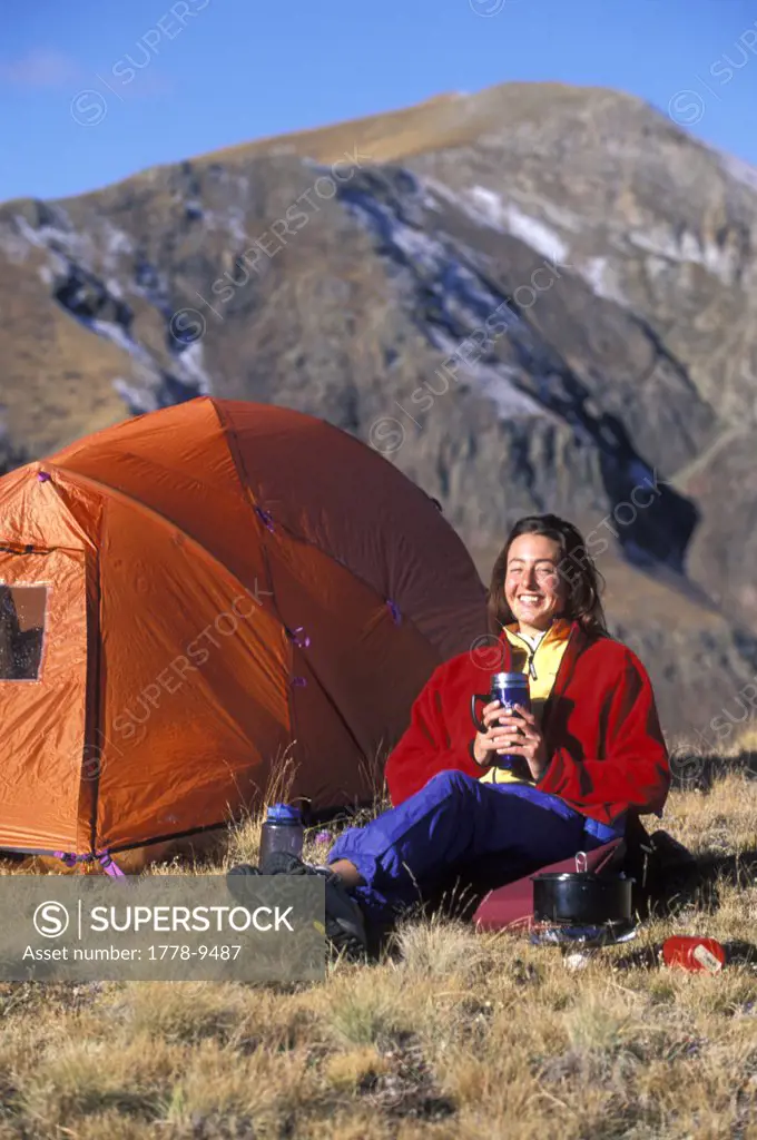 Camping on the Colorado Trail on the Continental Divide