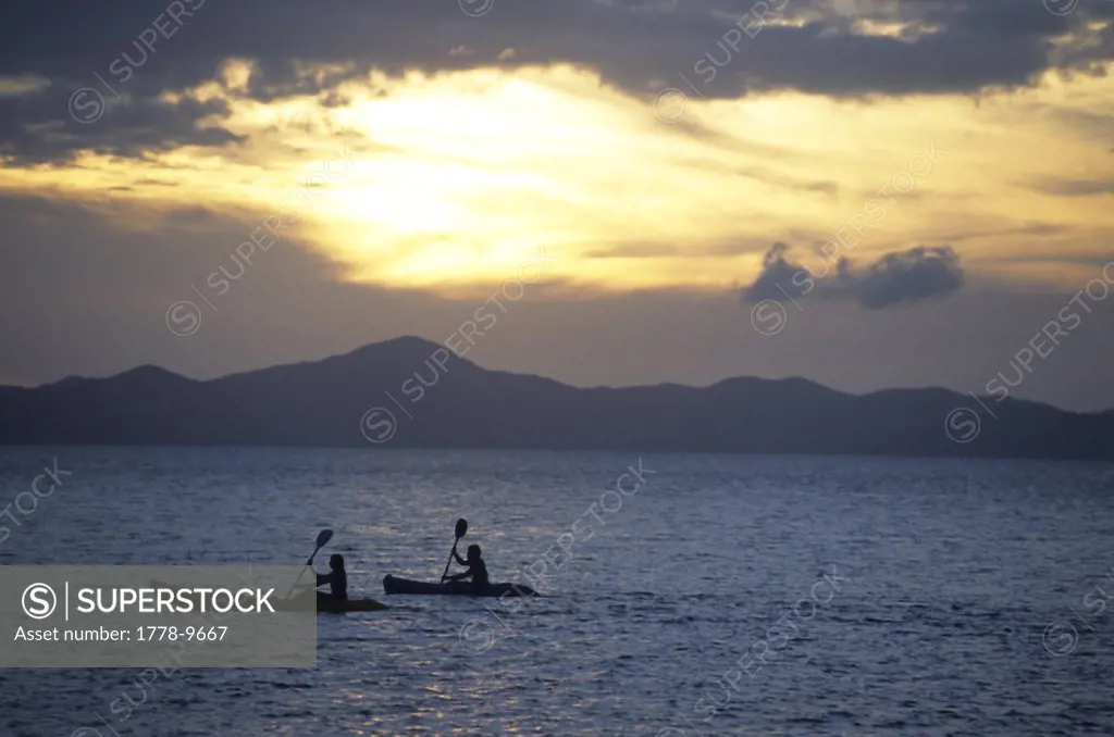 Sea Kayaking on Coron Island, Phillippines
