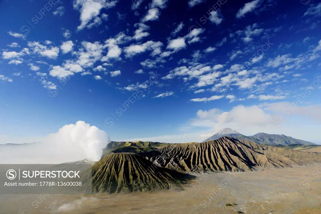 Gunung Bromo Volcano On Java Island In Indonesia