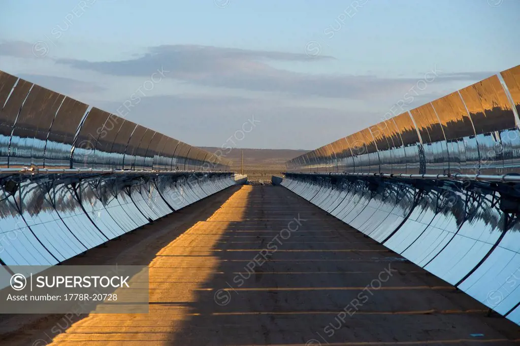 A solar power plant