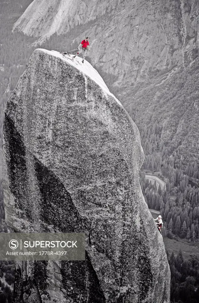 Rock climber, Yosemite, California.