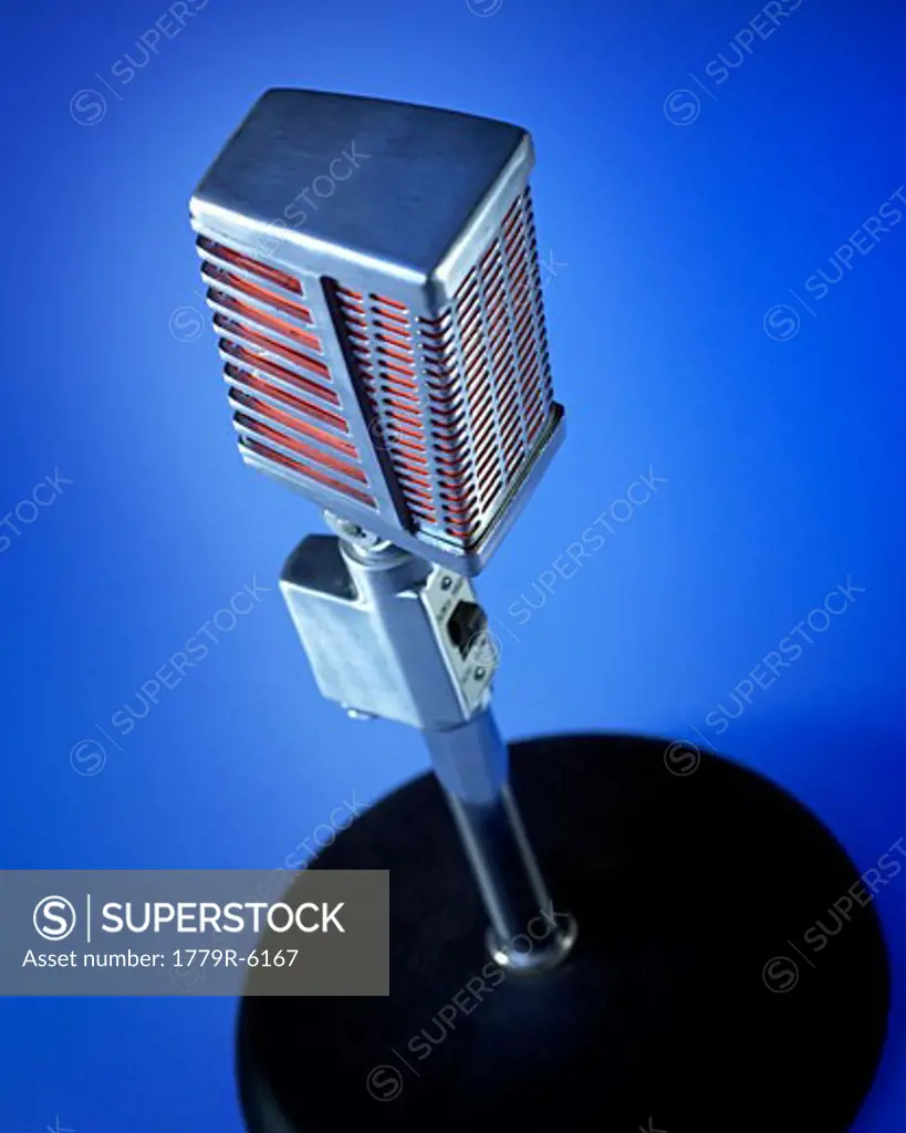 Old-fashioned microphone