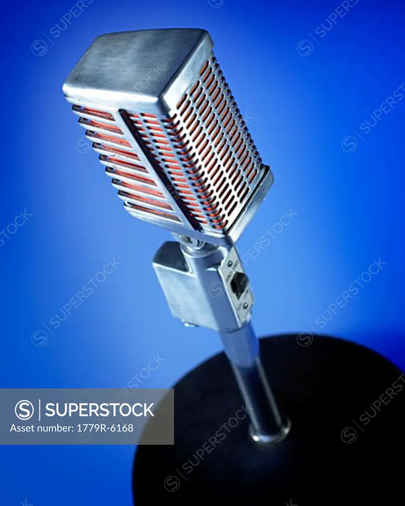 Old-fashioned microphone