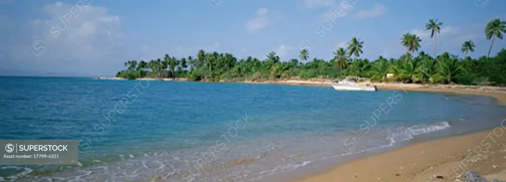 Panoramic view of tropical beach