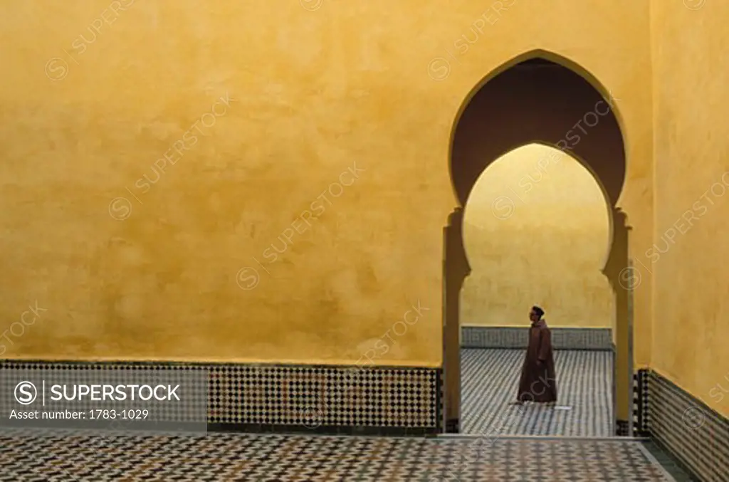 Mauoleum of Moulay Ismail, Meknes, Morocco.