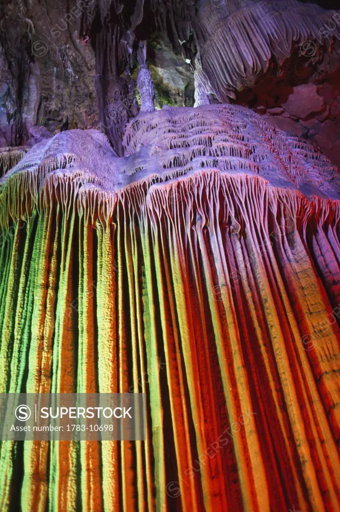 Reed Flute caves, Guilin, China.