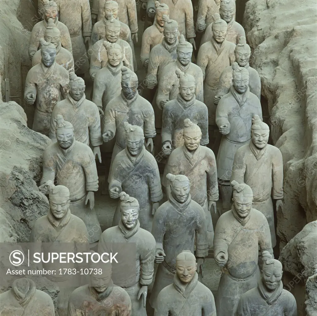 Terracotta Warriors, Xi'an, Shaanxi Province, China.