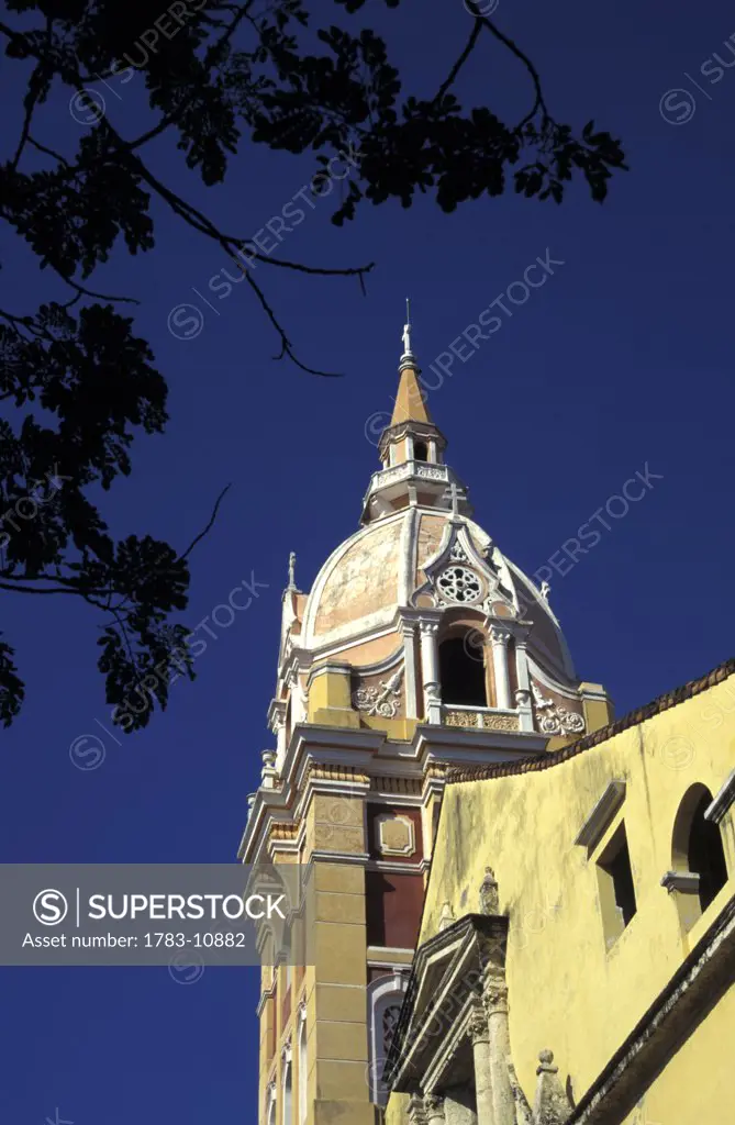 Dome of Cathedral, Low Angle View, Cartagena, Colombia