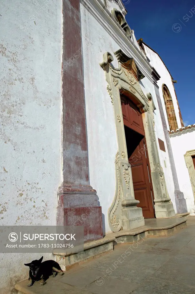 Silves, Portugal. Imposing Cathedral At Silves.