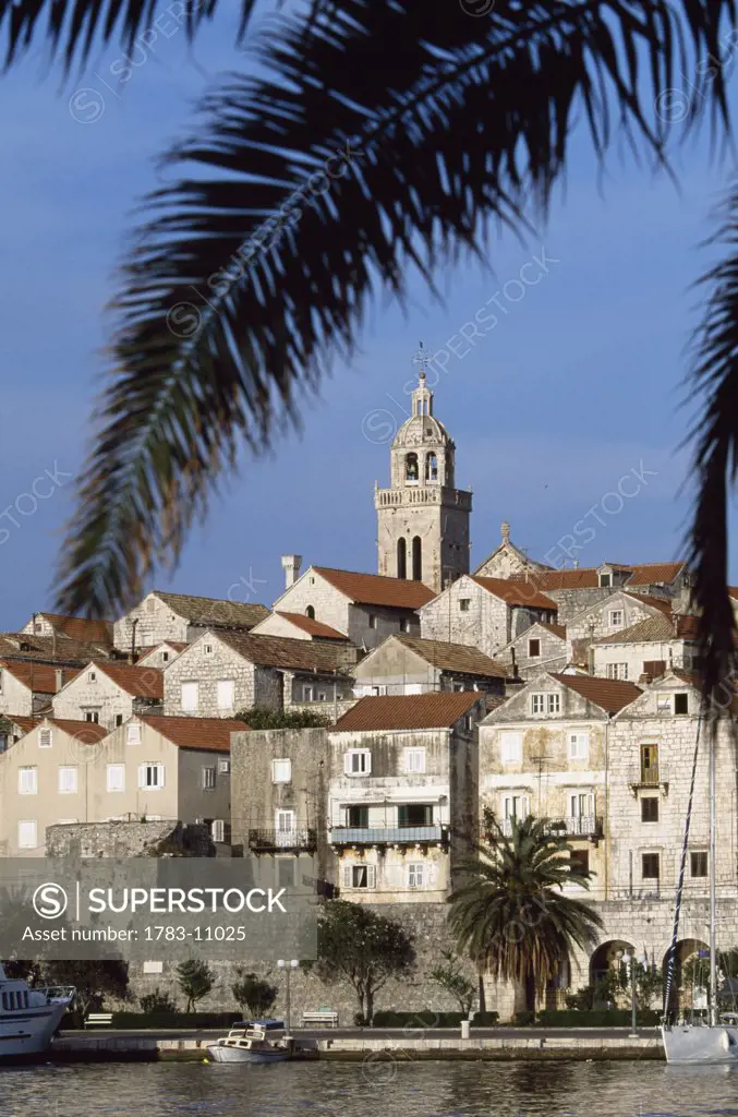 ST MARKS CATHEDRAL, Korcula Town, Adriatic Sea, Dalmatian Coast.