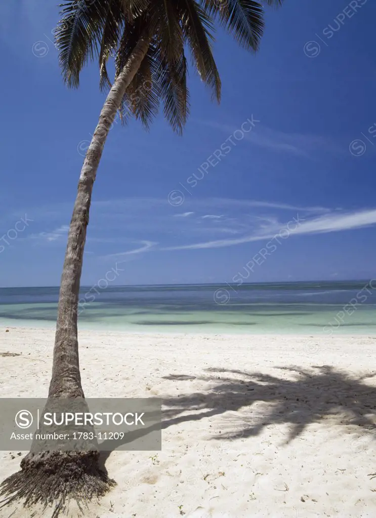 Beach at Playa Ancon, near Trinidad, Sancti Spiritus, Cuba.