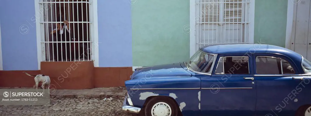 Old car, Trinidad, Cuba.