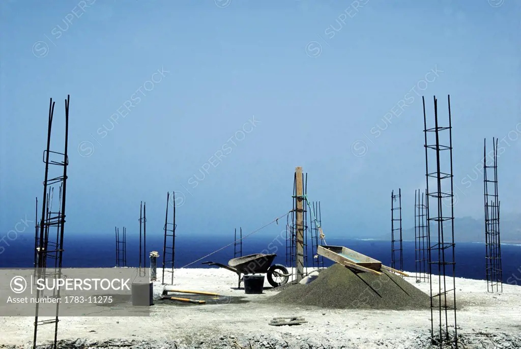 Building site, Sao Nicolau Island, Cape Verde