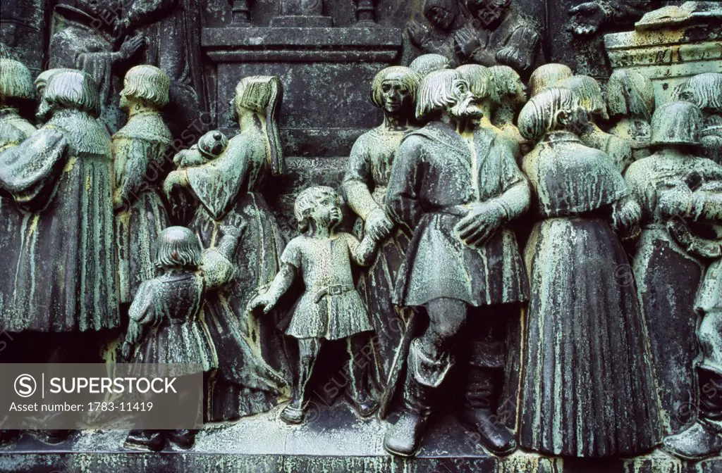 Group of statues, Copenhagen, Denmark.