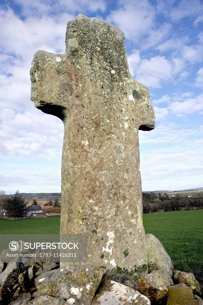 One Of The Carrowmore High Crosses, Near Culdaff, Donegal, Ireland.