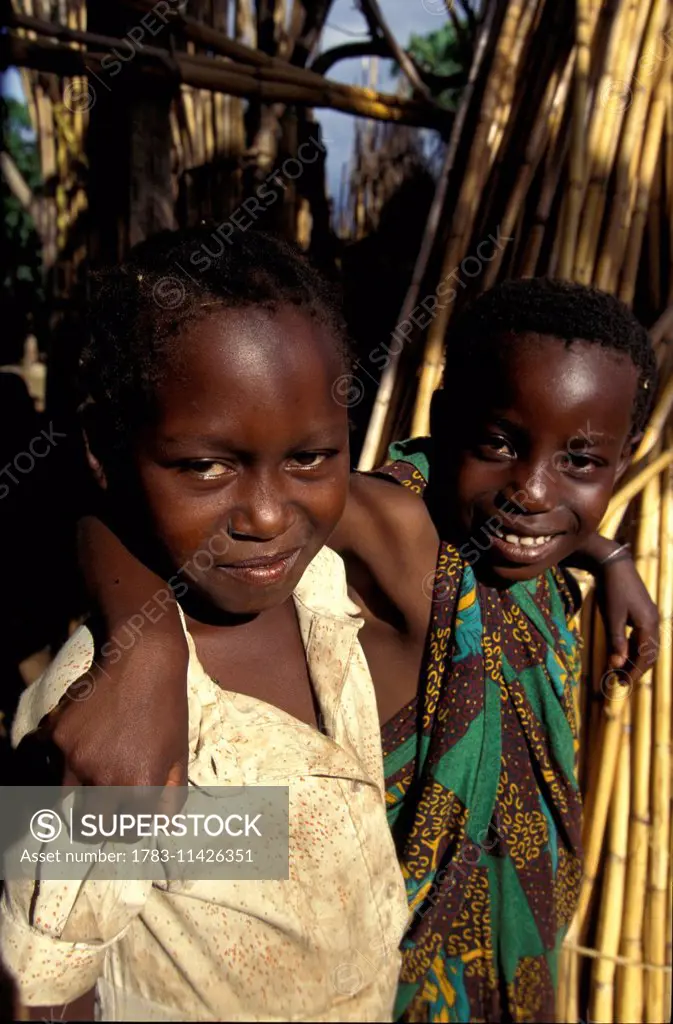 Two Young Girls, Mwanza, Tanzania