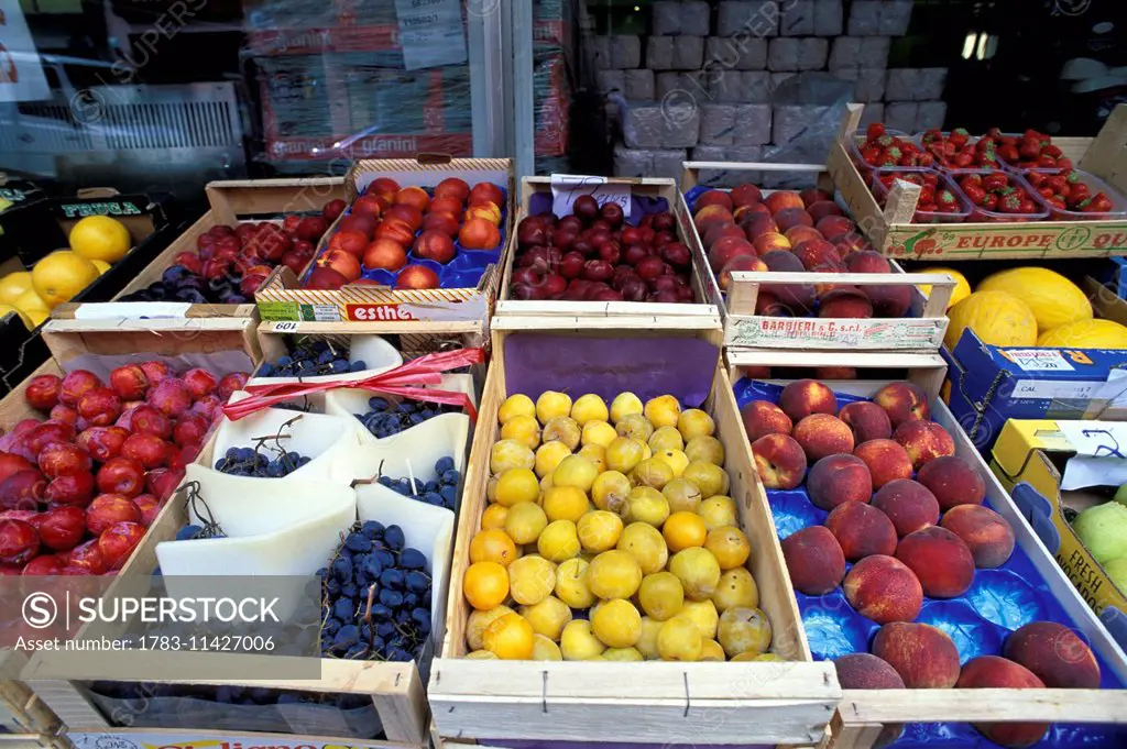 Fruit Stall In Brussels, Belgium.