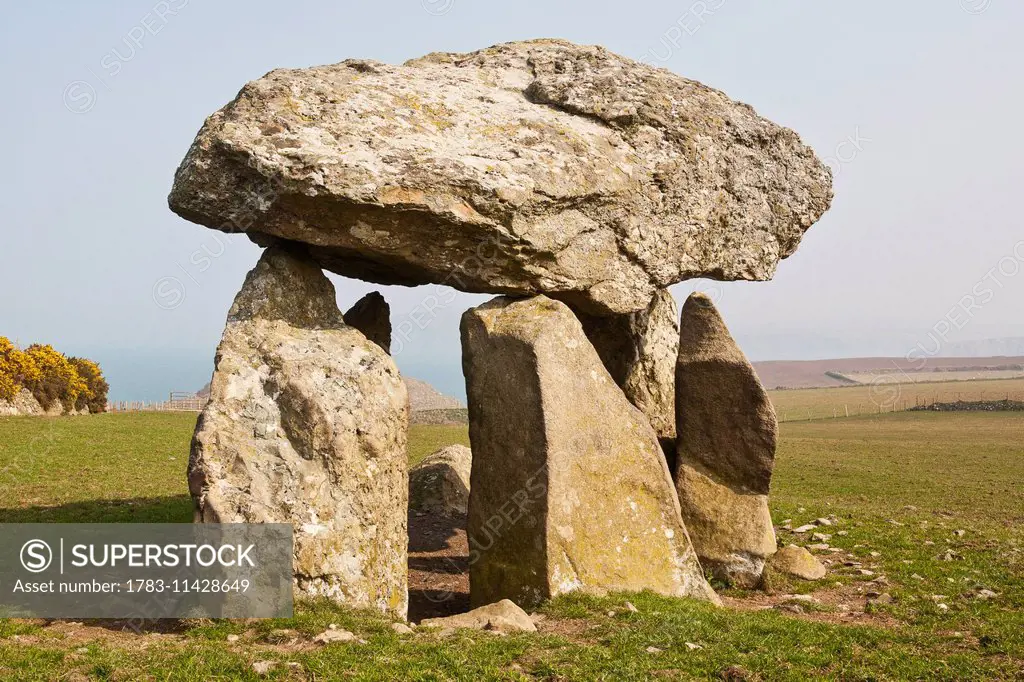 Careg Sampson dolmen, South West Wales; Wales
