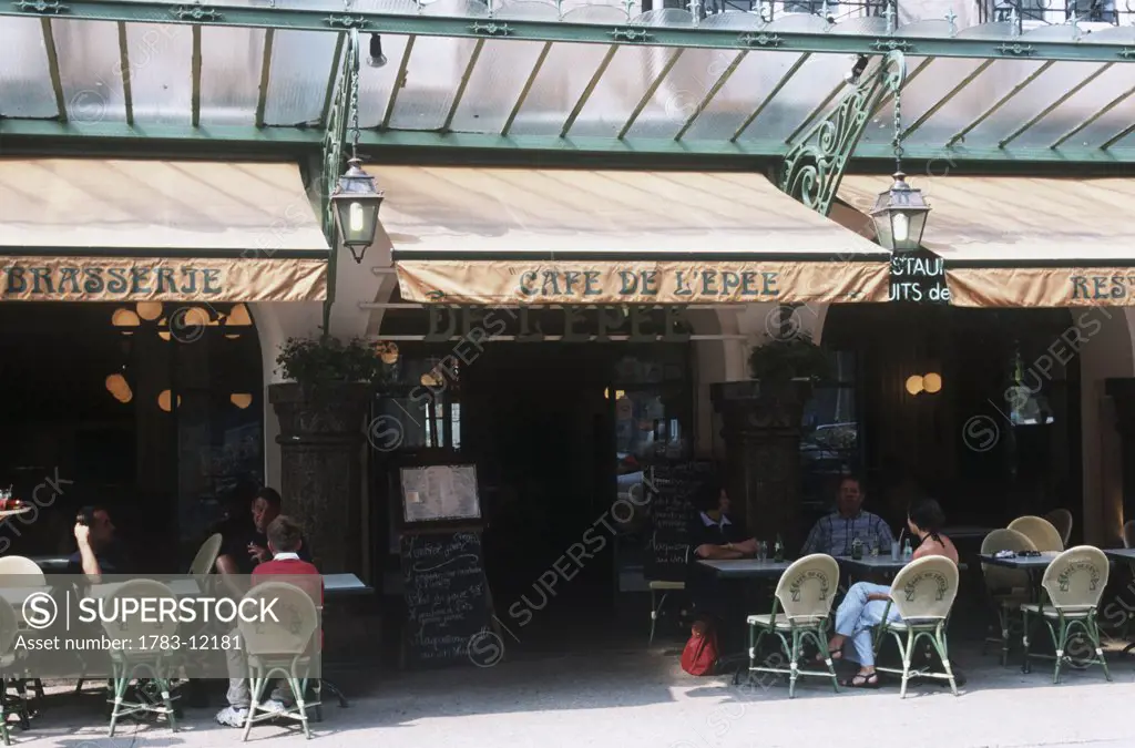 Cafe/ Bar, Quimper, Brittany, France.